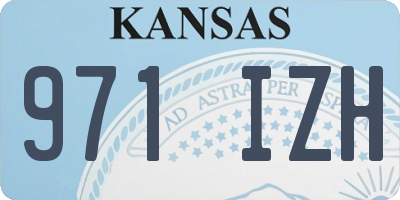 KS license plate 971IZH