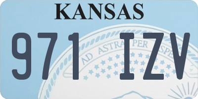 KS license plate 971IZV