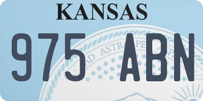 KS license plate 975ABN