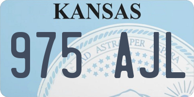 KS license plate 975AJL
