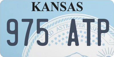 KS license plate 975ATP