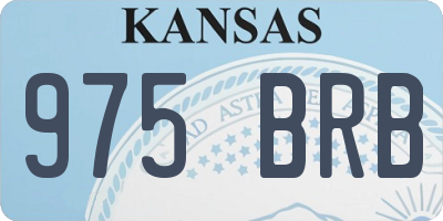 KS license plate 975BRB