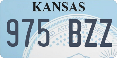 KS license plate 975BZZ