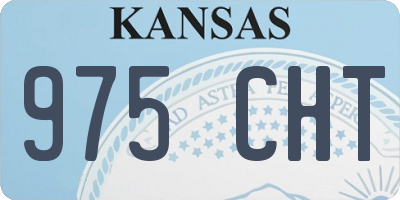 KS license plate 975CHT