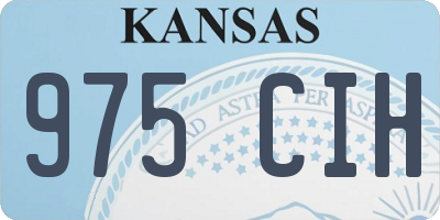 KS license plate 975CIH