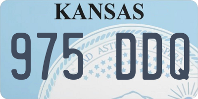 KS license plate 975DDQ