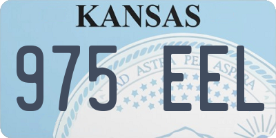 KS license plate 975EEL