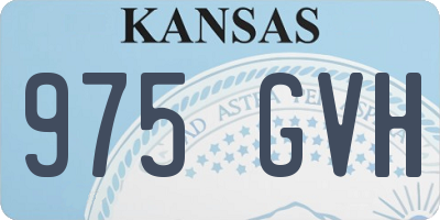 KS license plate 975GVH