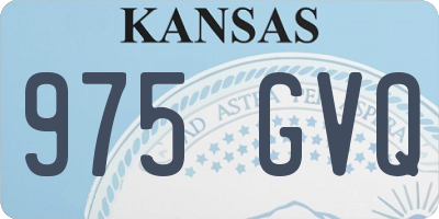 KS license plate 975GVQ