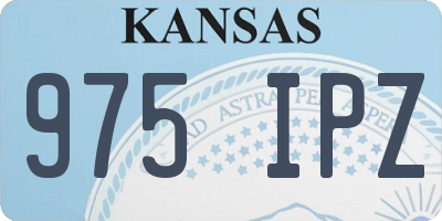 KS license plate 975IPZ