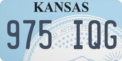 KS license plate 975IQG