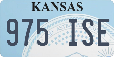 KS license plate 975ISE