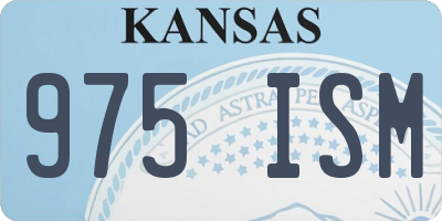 KS license plate 975ISM