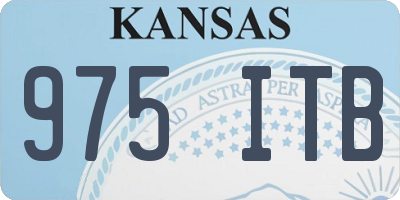 KS license plate 975ITB