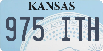 KS license plate 975ITH