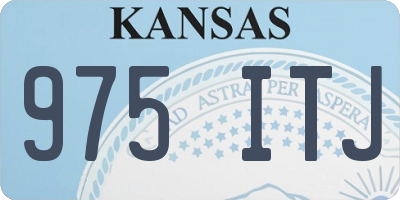 KS license plate 975ITJ