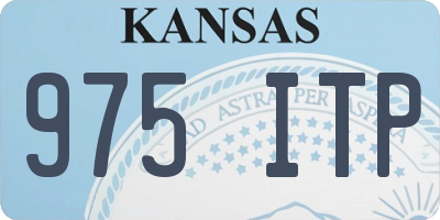 KS license plate 975ITP