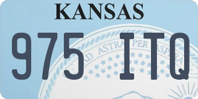 KS license plate 975ITQ