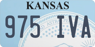 KS license plate 975IVA