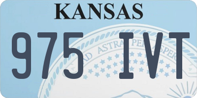 KS license plate 975IVT