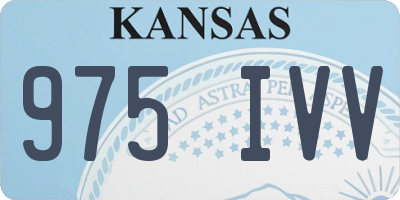 KS license plate 975IVV