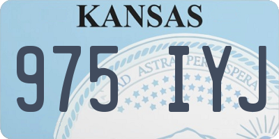 KS license plate 975IYJ