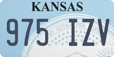 KS license plate 975IZV