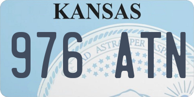 KS license plate 976ATN