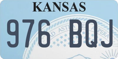 KS license plate 976BQJ