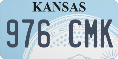 KS license plate 976CMK