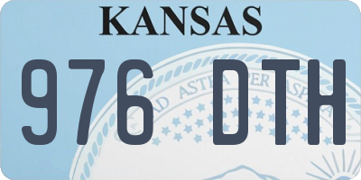KS license plate 976DTH