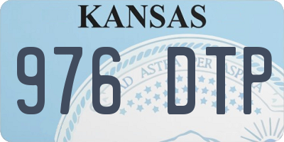 KS license plate 976DTP