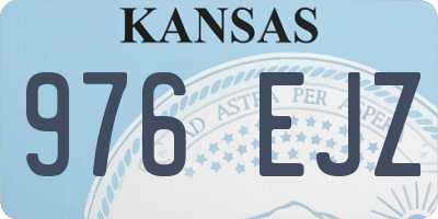 KS license plate 976EJZ