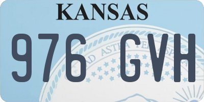 KS license plate 976GVH