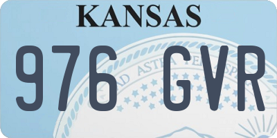 KS license plate 976GVR