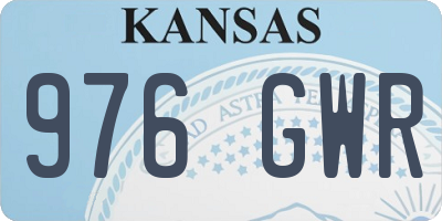 KS license plate 976GWR