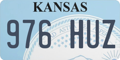 KS license plate 976HUZ