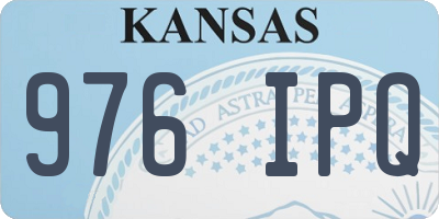KS license plate 976IPQ