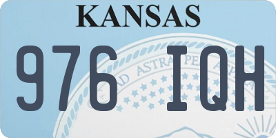 KS license plate 976IQH