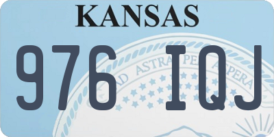 KS license plate 976IQJ
