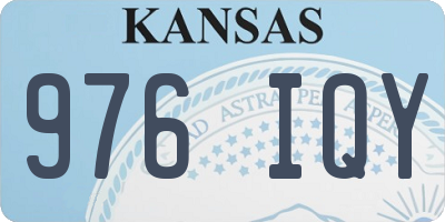 KS license plate 976IQY