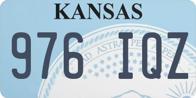 KS license plate 976IQZ