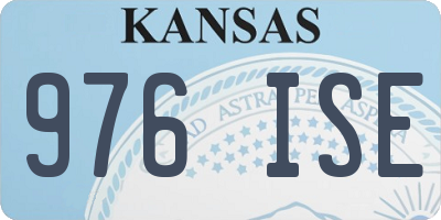 KS license plate 976ISE