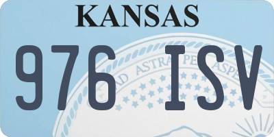 KS license plate 976ISV