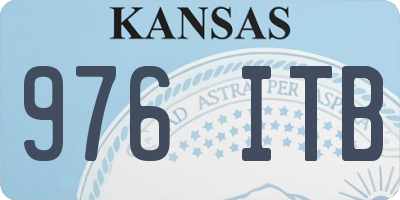 KS license plate 976ITB