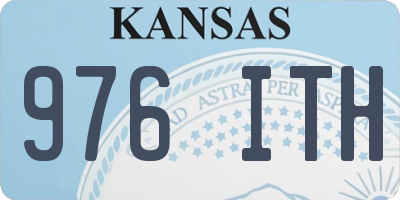 KS license plate 976ITH
