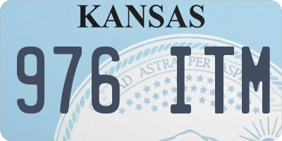 KS license plate 976ITM