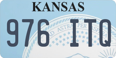 KS license plate 976ITQ