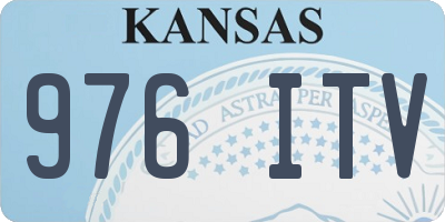 KS license plate 976ITV