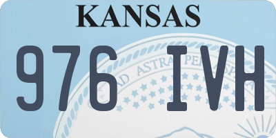 KS license plate 976IVH